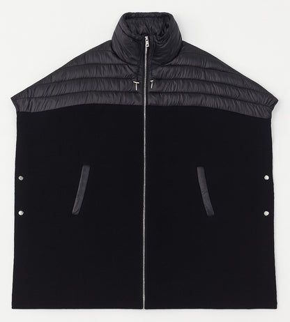 Kombinētā pončo veste
