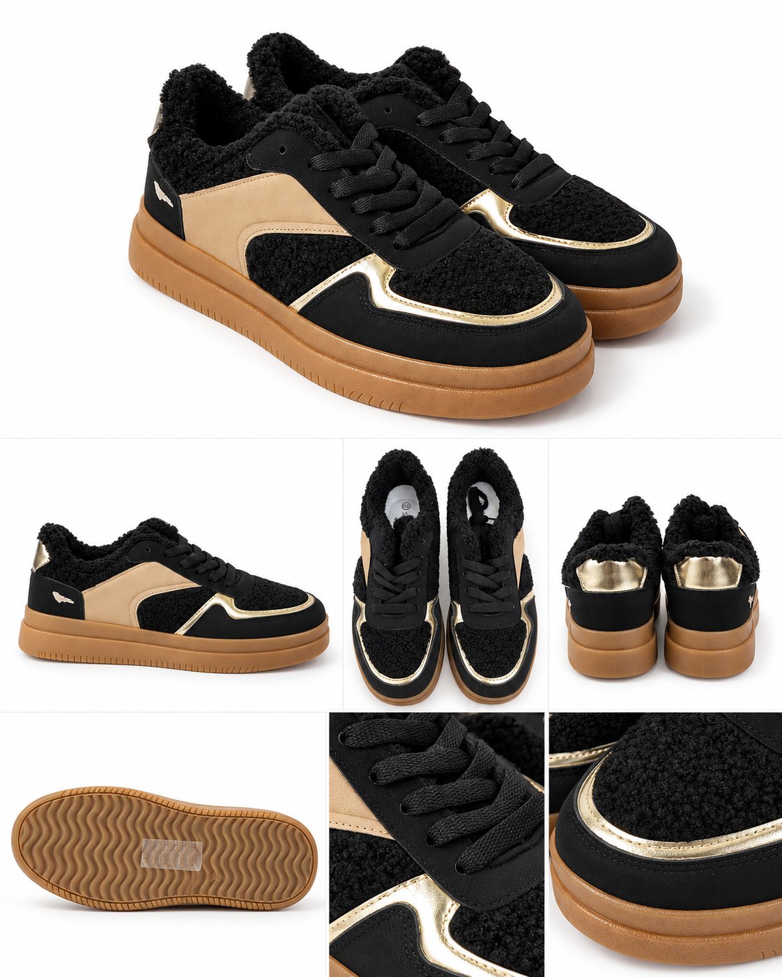 Botas ar teddy tipa elementiem