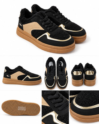 Botas ar teddy tipa elementiem