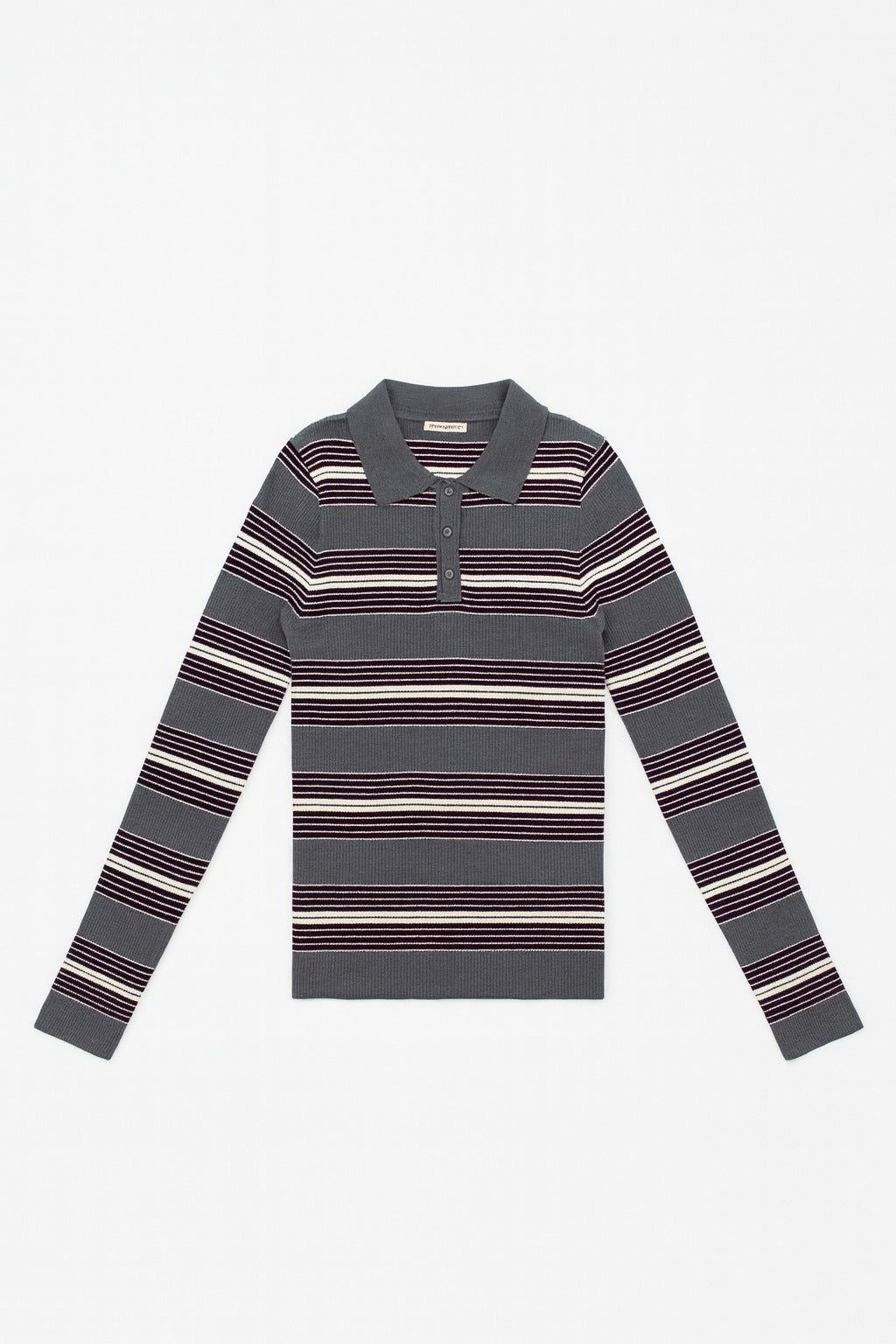 Svītrains polo tops