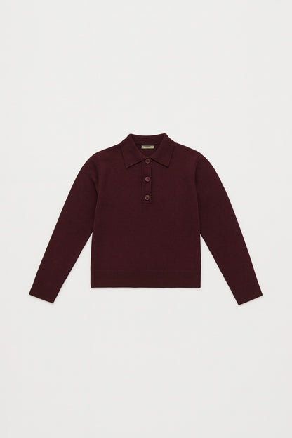 Klasiskais polo tops ar garām piedurknēm