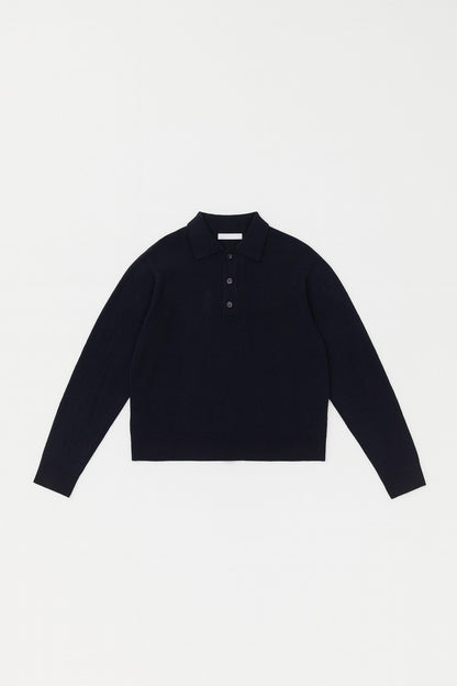 Klasiskais polo tops ar garām piedurknēm