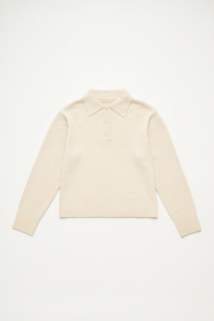 Klasiskais polo tops ar garām piedurknēm