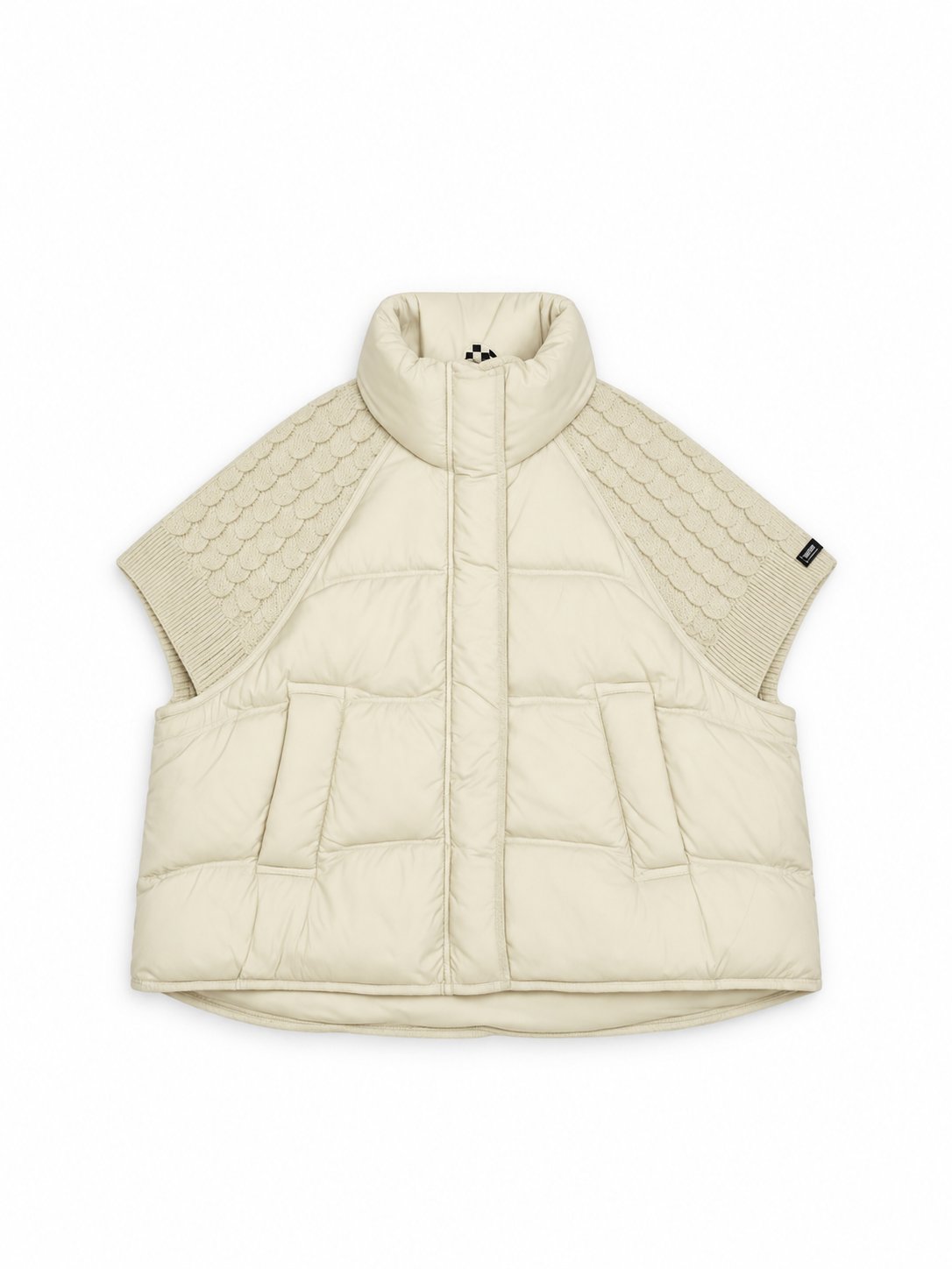 Veste ar trikotāžas piedurkni