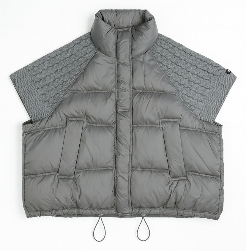 Veste ar trikotāžas piedurkni