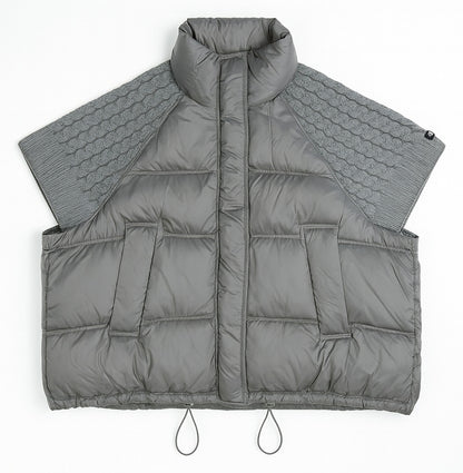 Veste ar trikotāžas piedurkni