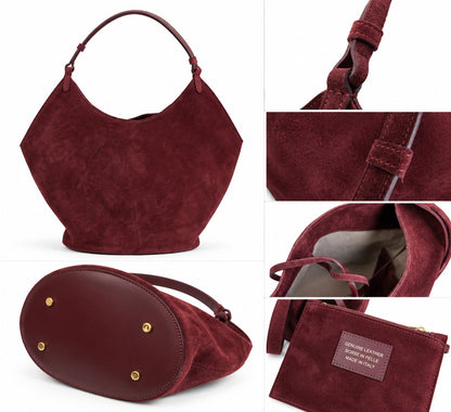 Zamšādas tote bag