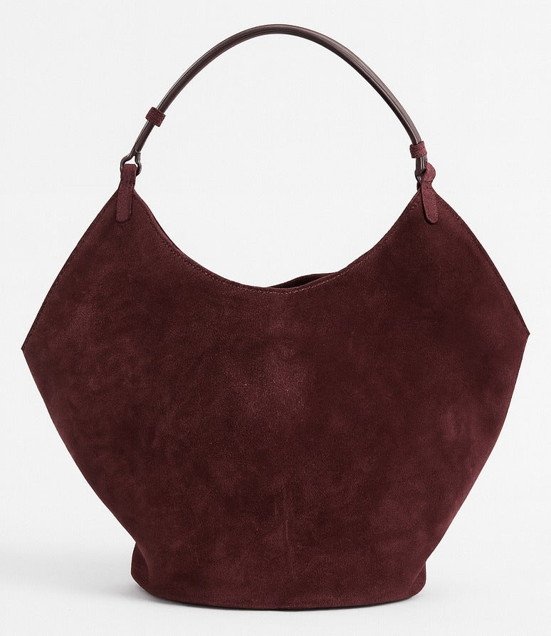 Zamšādas tote bag