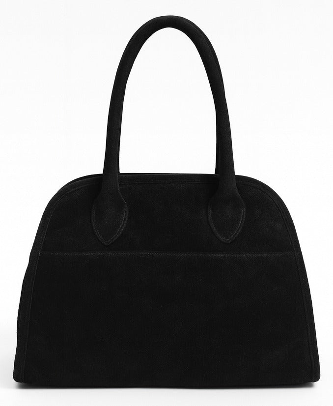 Zamšādas vidēja izmēra soma
